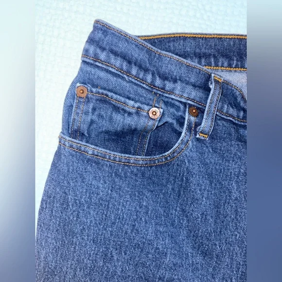 Abercrombie 90s Straight Ultra High Rise Curve Love Jeans Medium Wash - 32/14R - Picture 6 of 14